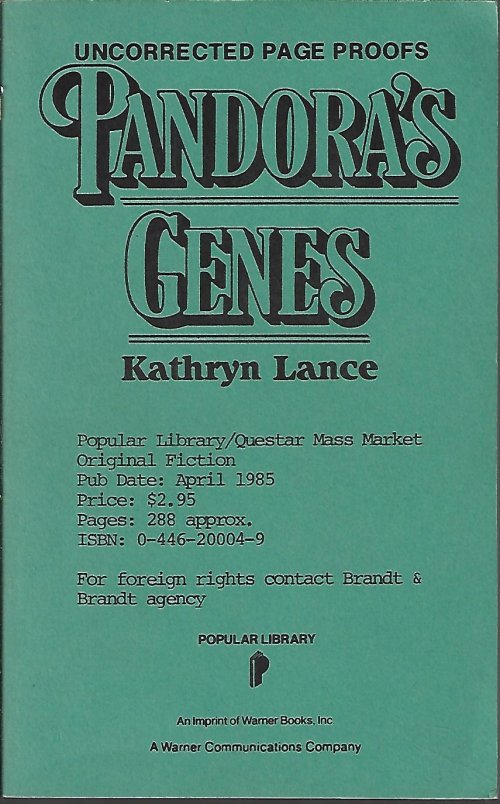Image for PANDORA'S GENES