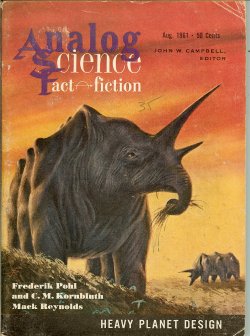 Image for ANALOG Science Fact & Fiction: August, Aug. 1961