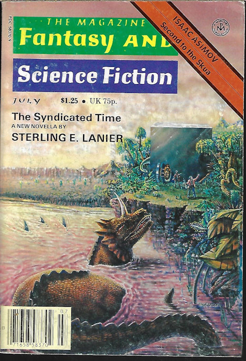 F&SF (STERLING E. LANIER; NEAL BARRETT, JR.; PAUL DELLINGER; DAVID REDD; DAVID S. GARRETT; JAMES PATRICK KELLY; ALGIS BUDRYS; GAHAN WILSON; BAIRD SEARLES; ISAAC ASIMOV) - The Magazine of Fantasy and Science Fiction (F&Sf): July 1978