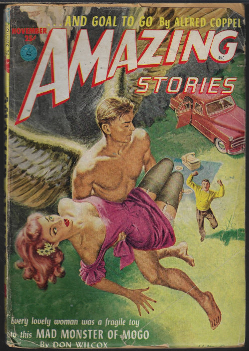 AMAZING STORIES (DON WILCOX; IRVING COX, JR.; WILLARD HAWKINS; AUTHOR UNBORN; LESTER DEL REY; ALFRED COPPEL) - Amazing Stories: November, Nov. 1952