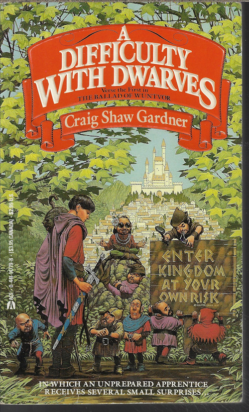GARDNER, CRAIG SHAW - A Difficulty with Dwarves; Verse the First in the Ballad of Wuntvor