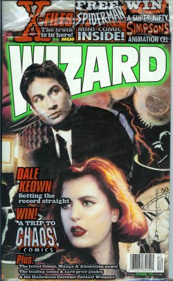 WIZARD (X-FILES; DALE KEOWN; SIMPSONS; ALAN MOORE; MORE) - Wizard Guide to Comics: December, Dec. 1995