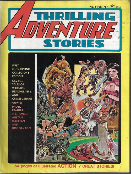 THRILLING ADVENTURE STORIES - Thrilling Adventure Stories: No. 1, February, Feb. 1975