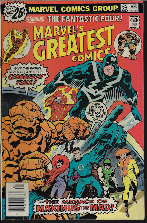 MARVEL'S GREATEST COMICS - Marvel's Greatest Comics: July #64 (Fantastic Four)