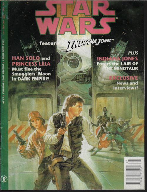 STAR WARS - Star Wars #4, January, Jan. 1993 (Featuring Indiana Jones)