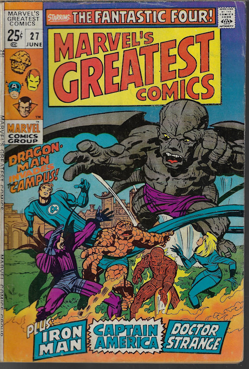MARVEL'S GREATEST COMICS - Marvel's Greatest Comics: June #27 (Fantastic Four, Captain America, Iron Man, & Dr. Strange)