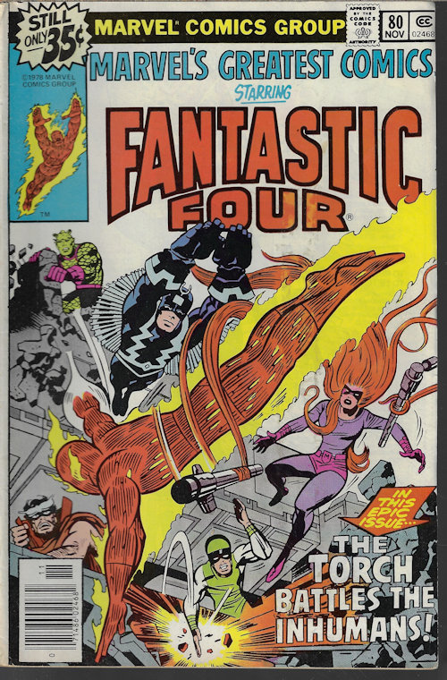 MARVEL'S GREATEST COMICS - Marvel's Greatest Comics: Nov #80 (Fantastic Four)