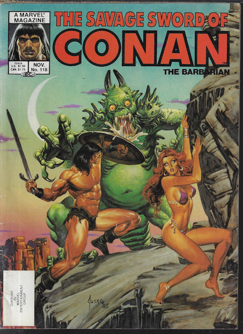 SAVAGE SWORD OF CONAN (CREATED BY ROBERT E. HOWARD) - Savage Sword of Conan the Barbarian: May 1992, #118