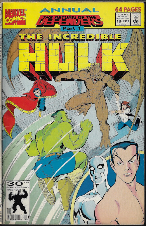THE INCREDIBLE HULK ANNUAL - The Incredible Hulk Annual: #18, 1992