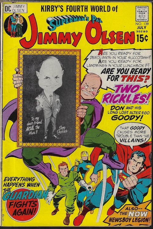 SUPERMAN'S PAL JIMMY OLSEN - Superman's Pal Jimmy Olsen: July #139