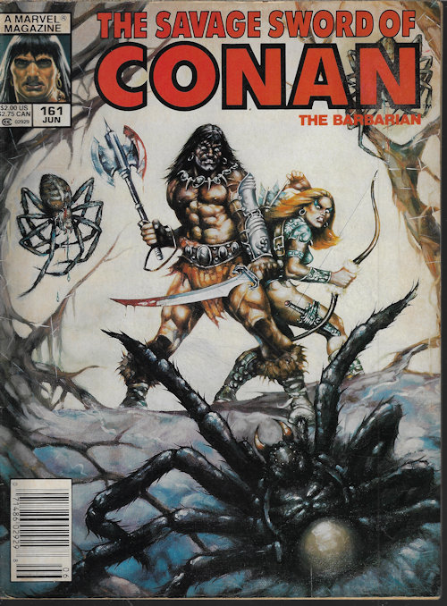 SAVAGE SWORD OF CONAN (CREATED BY ROBERT E. HOWARD) - Savage Sword of Conan the Barbarian: Jun 1989, #161
