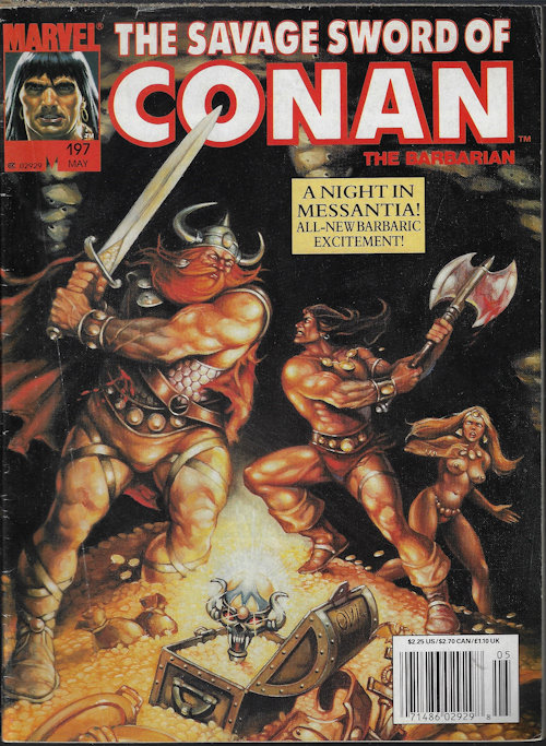 SAVAGE SWORD OF CONAN (CREATED BY ROBERT E. HOWARD) - Savage Sword of Conan the Barbarian: May 1992, #197