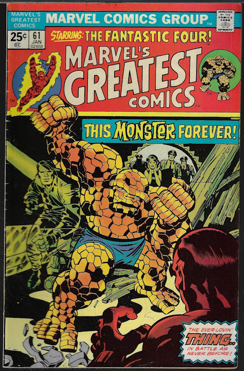 MARVEL'S GREATEST COMICS - Marvel's Greatest Comics: Jan #61 (Fantastic Four)