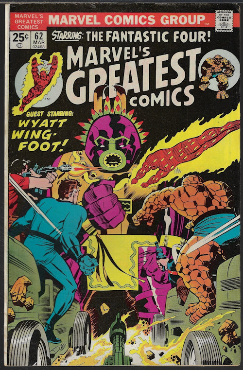 MARVEL'S GREATEST COMICS - Marvel's Greatest Comics: Mar #62 (Fantastic Four)