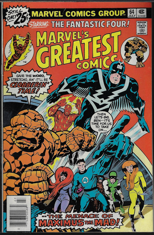 MARVEL'S GREATEST COMICS - Marvel's Greatest Comics: July #64 (Fantastic Four)