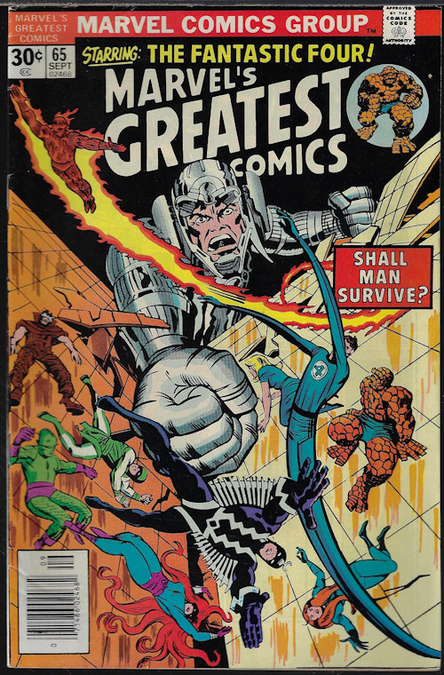 MARVEL'S GREATEST COMICS - Marvel's Greatest Comics: Sept #65 (Fantastic Four)