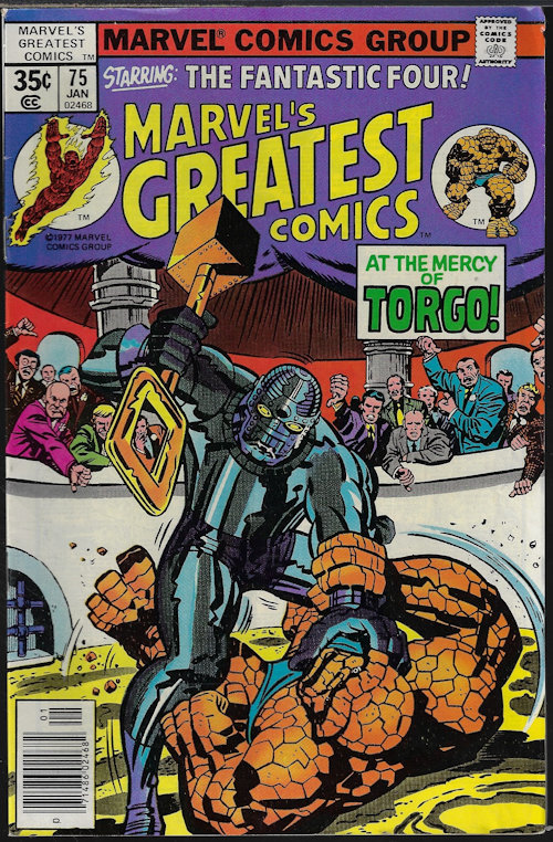 MARVEL'S GREATEST COMICS - Marvel's Greatest Comics: Jan #75 (Fantastic Four)