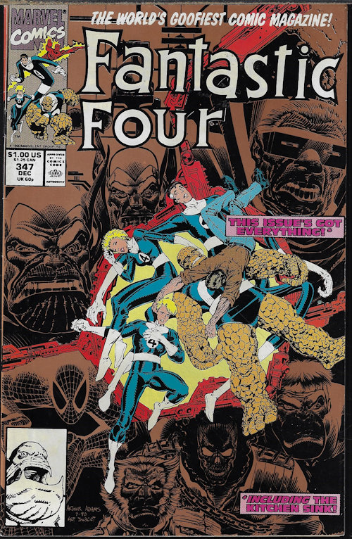 THE FANTASTIC FOUR, ILLUSTRATED BY ARTHUR ADAMS - The Fantastic Four: Dec 347