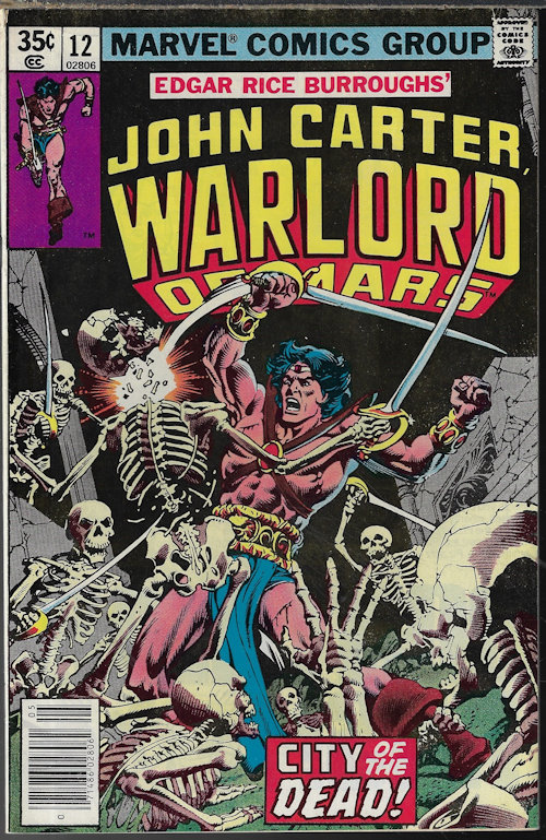 JOHN CARTER WARLORD OF MARS, EDGAR RICE BURROUGHS' - John Carter Warlord of Mars: May #12, 1978