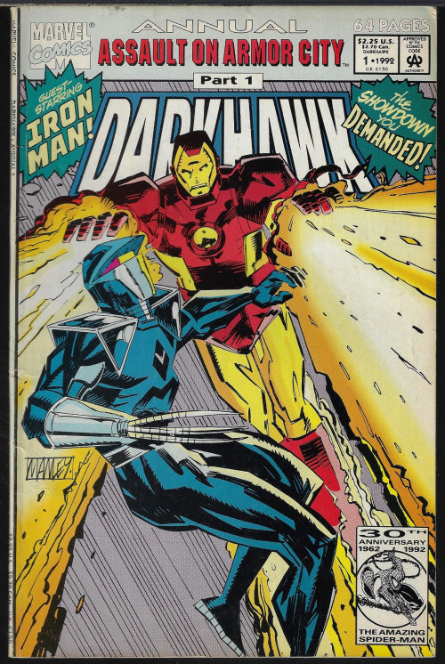 DARKHAWK - Darkhawk Annual: 1992 #1