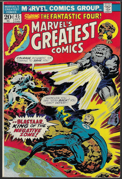 MARVEL'S GREATEST COMICS - Marvel's Greatest Comics: Oct #45 (Fantastic Four)