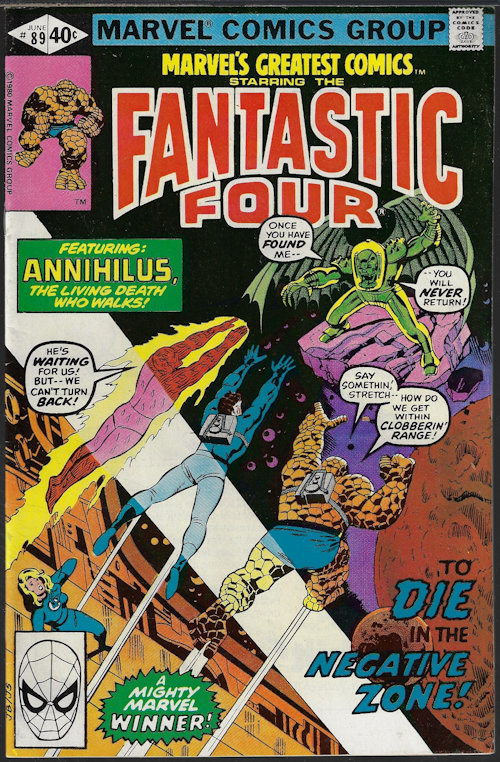 MARVEL'S GREATEST COMICS - Marvel's Greatest Comics: June #89 (Fantastic Four)