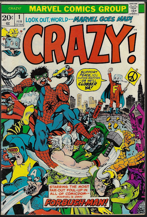 CRAZY - Crazy!: Feb #1 (1973)