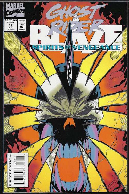 GHOST RIDER - Ghost Rider / Blaze: Spirits of Vengeance: Jul # 12