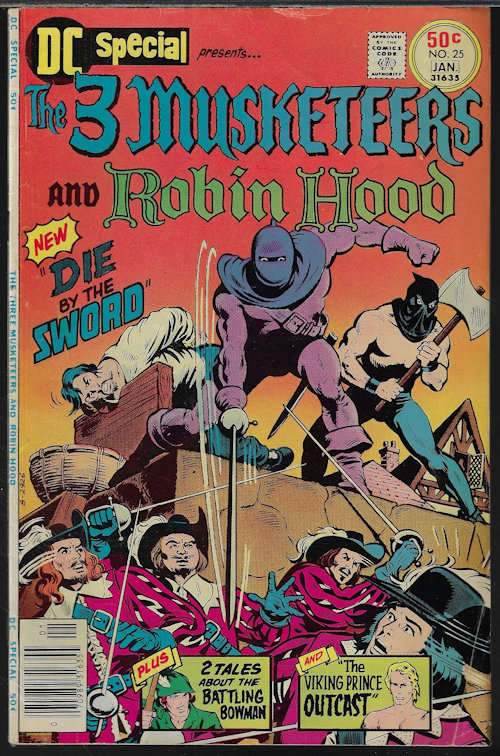 DC SPECIAL (THE 3 MUSKETEERS AND ROBIN HOOD) - Dc Special (the 3 Musketeers & Robin Hood): Jan. #25 (1977)