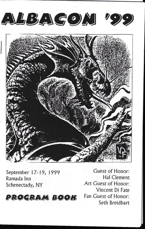 ALBACON - Albacon '99 Program Book - Schenectady, Ny - Sept. 17-19, 1999