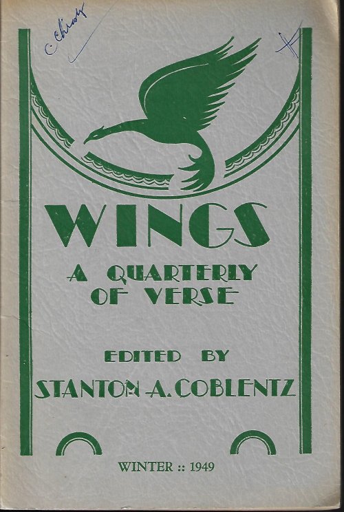 COBLENTZ, STANTON A. (EDITOR) - Wings; a Quarterly of Verse Winter 1949