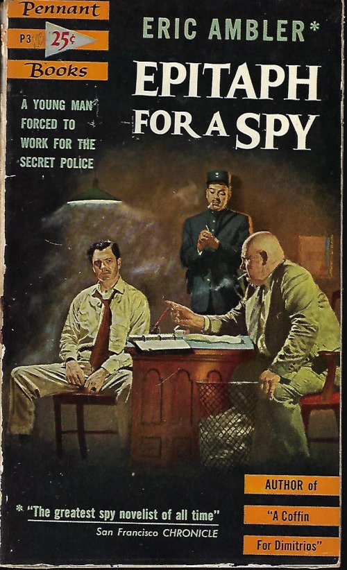 AMBLER, ERIC - Epitaph for a Spy