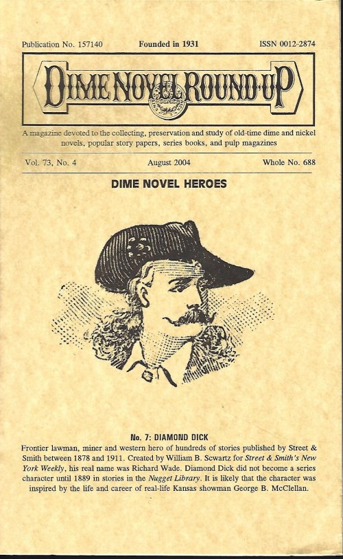 DIME NOVEL ROUND-UP (DIAMOND DICK) - Dime Novel Round-Up: August 2004 (Diamond Dick)