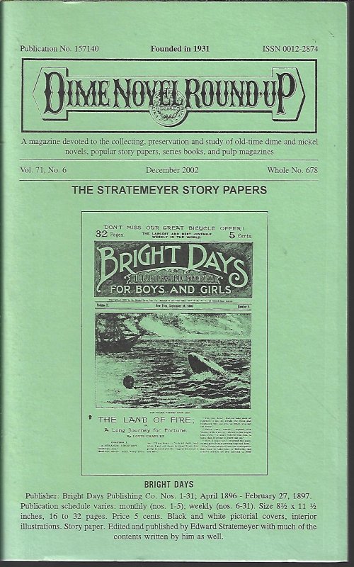 DIME NOVEL ROUND-UP - Dime Novel Round-Up, Reckless Ralph's... : February, Feb. 1952