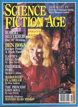 SCIENCE FICTION AGE (LOIS TILTON; BARRY MALZBERG; BEN BOVA; ALLEN STEELE; KIM ANTIEAU) - Science Fiction Age: May 1993