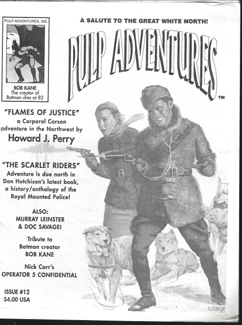 PULP ADVENTURES (BRENT FRANKENHOFF; RICH HARVEY; HOWARD J. PERRY; NICK CARR; WILL MURRAY; JOHN K. BUTLER) - Pulp Adventures: #12, December, Dec. 1998