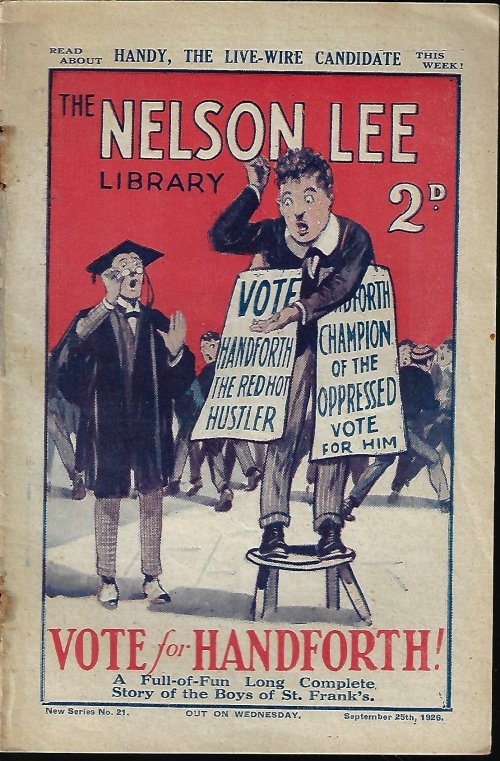 NELSON LEE LIBRARY (EDWY SEARLES BROOK) - The Nelson Lee Library; the St. Frank's Weekly: New Series No 21, September, Sept. 25, 1926 (