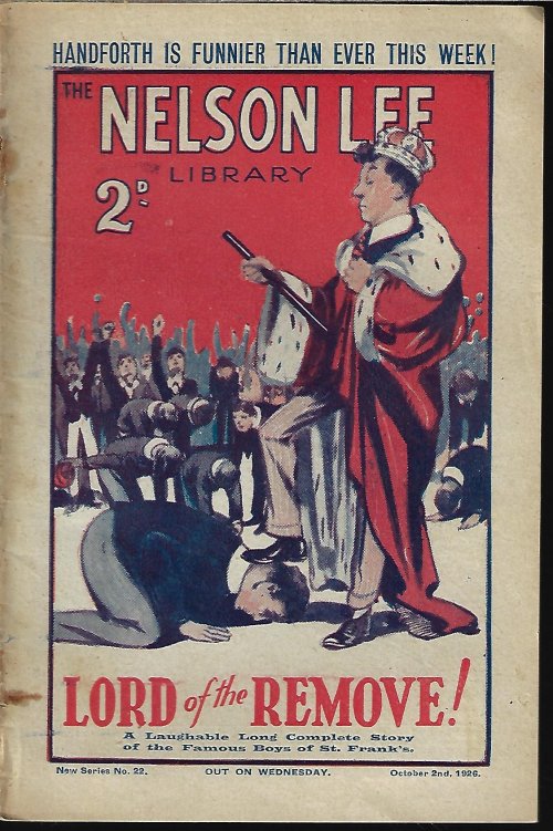 NELSON LEE LIBRARY (EDWY SEARLES BROOK) - The Nelson Lee Library; the St. Frank's Weekly: New Series No 22, October, Oct. 2, 1926 (