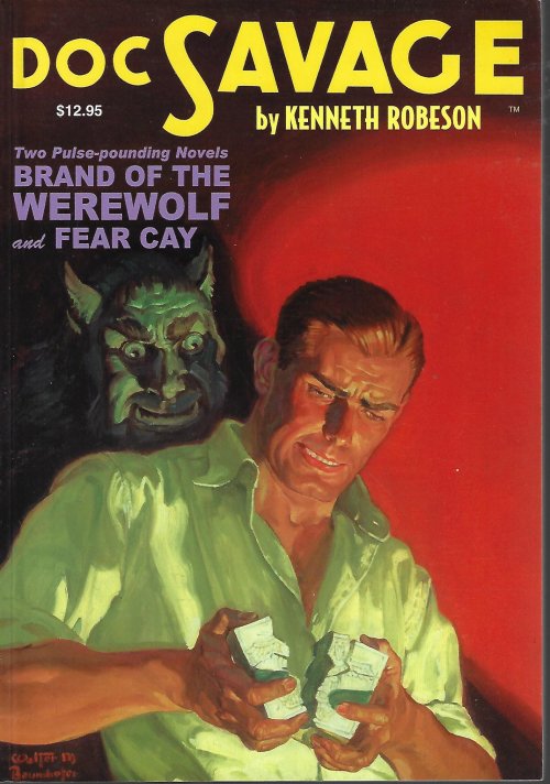 DOC SAVAGE (LESTER DENT WRITING AS KENNETH ROBESON) - Doc Savage #13: Brand of the Werewolf & Fear Cay