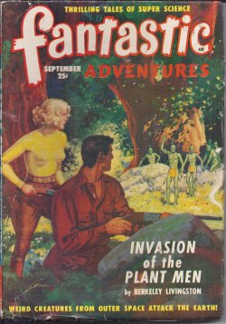 FANTASTIC ADVENTURES (ROBERT MOORE WILLIAMS; ROG PHILIPS) - Fantastic Adventures: September, Sept. 1949
