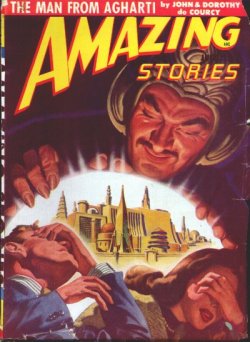 AMAZING (JOHN & DOROTHY DE COURCY; A. K. JARVIS; WILLIAM P. MCGIVERN; CHARLES RECOUR; IRVING GERSON; BERKELEY LIVINGSTON; ROG PHILLIPS) - Amazing Stories: July 1948