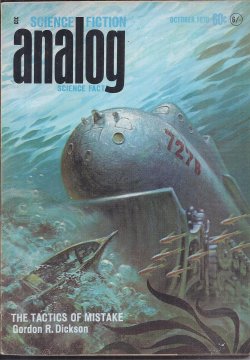 ANALOG (GORDON R. DICKSON; KATHERINE MACLEAN; JOHN DALMAS; BOB SHAW; LAWRENCE A. PERKINS) - Analog Science Fiction/ Science Fact: October, Oct. 1970 (
