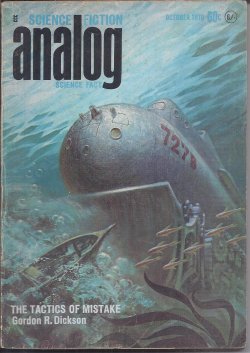 ANALOG (GORDON R. DICKSON; KATHERINE MACLEAN; JOHN DALMAS; BOB SHAW; LAWRENCE A. PERKINS) - Analog Science Fiction/ Science Fact: October, Oct. 1970 (