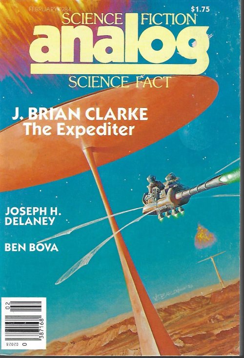 ANALOG (J. BRIAN CLARKE; MICHAEL P. KUBE-MCDOWELL; JOSEPH H. DELANEY; JOHN DALMAS; PAUL J. NAHIN; ROWLAND SHEW; BEN BOVA) - Analog Science Fiction/ Science Fact: February, Feb. 1984 (