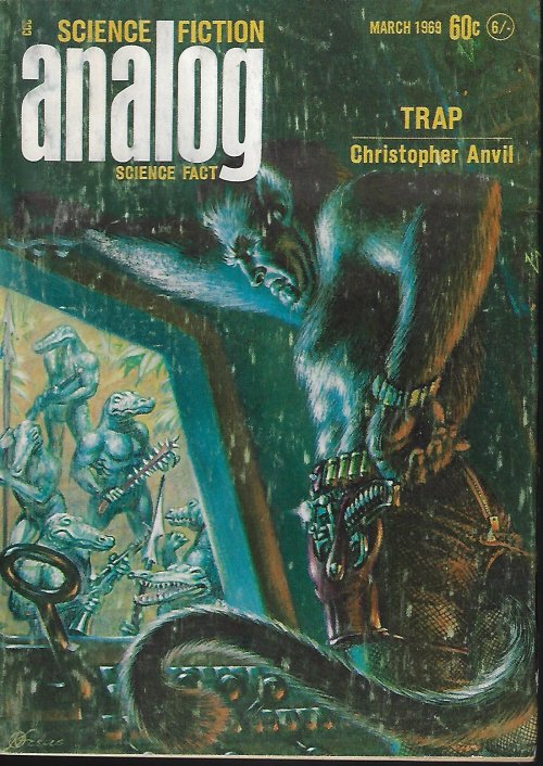 ANALOG (CHRISTOPHER ANVIL; TAK HALLUS- AKA STEPHEN ROBINETT; R. E. ALLEN; HARRY HARRISON; GORDON R. DICKSON; THOMAS R. MCDONOUGH) - Analog Science Fiction/ Science Fact: March, Mar. 1969 (