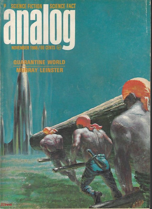 ANALOG (MURRAY LEINSTER; RANDALL GARRETT; CHRISTOPHER ANVIL; STEWART ROBB) - Analog Science Fiction/ Science Fact: November, Nov. 1966