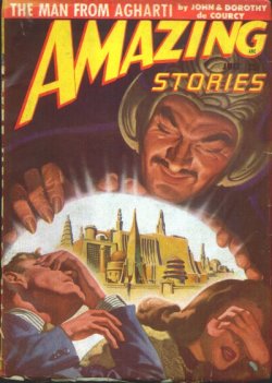 AMAZING (JOHN & DOROTHY DE COURCY; A. K. JARVIS; WILLIAM P. MCGIVERN; CHARLES RECOUR; IRVING GERSON; BERKELEY LIVINGSTON; ROG PHILLIPS) - Amazing Stories: July 1948