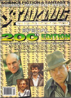 STARLOG (ARTHUR C. CLARKE; TIM BURTON; JOE DANTE; GALE ANNE HURD; WILLIAM GIBSON; TERRY GILLIAM; BEN BOVA) - Starlog: #200; March, Mar. 1994