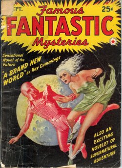 FAMOUS FANTASTIC MYSTERIES (RAY CUMMINGS; TOD ROBBINS; GUY DE MAUPASSANT) - Famous Fantastic Mysteries: September, Sept. 1942 ( 