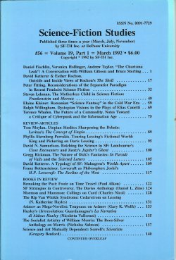SCIENCE FICTION STUDIES - Science Fiction Studies: #56; March, Mar. 1992